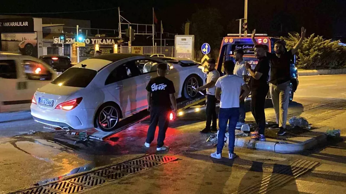 Eskişehir\'de Maddi Hasarlı Trafik Kazası