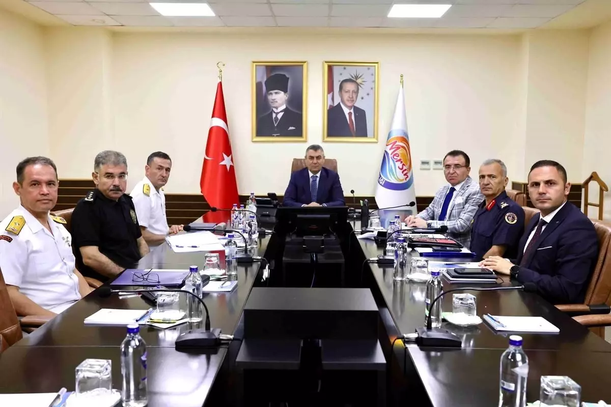 Mersin\'de Güvenlik Toplantısı Yapıldı