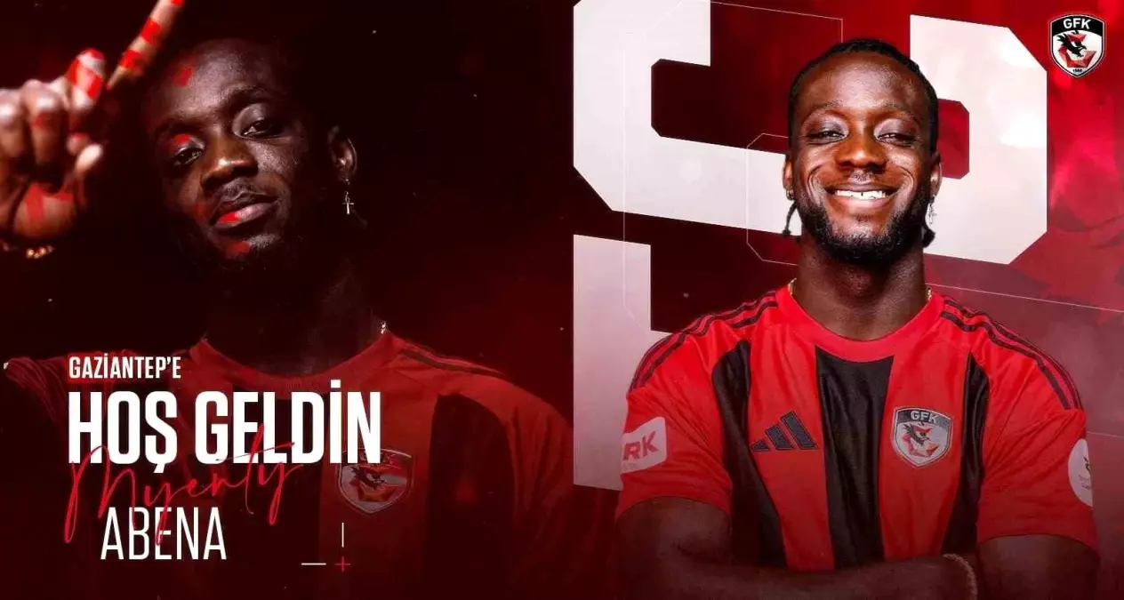 Gaziantep FK, Myenty Abena\'yı Transfer Etti