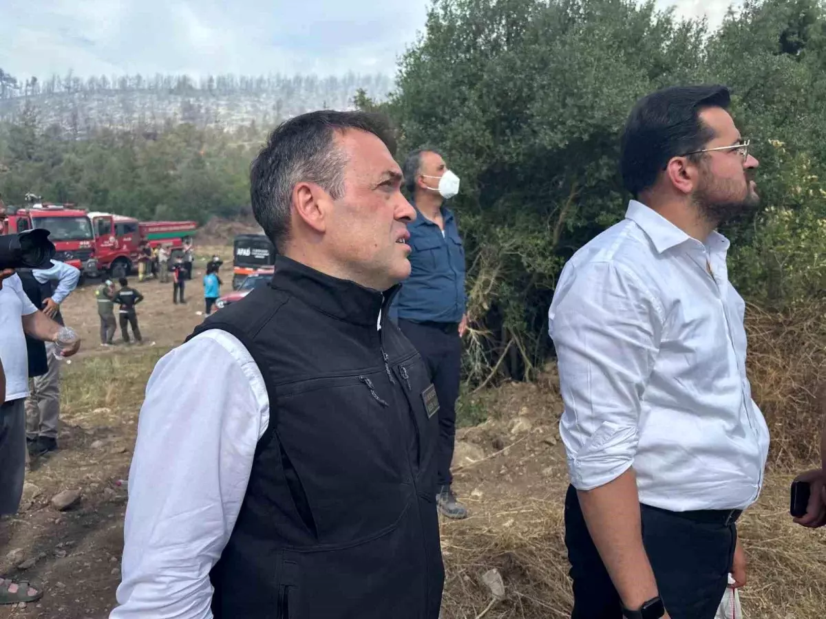 Bilecik\'te Orman Yangınına Müdahale Sürüyor