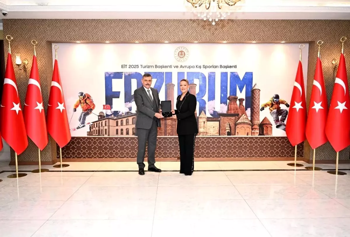 Erzurum\'da Yargı Mensuplarından Veda Ziyareti