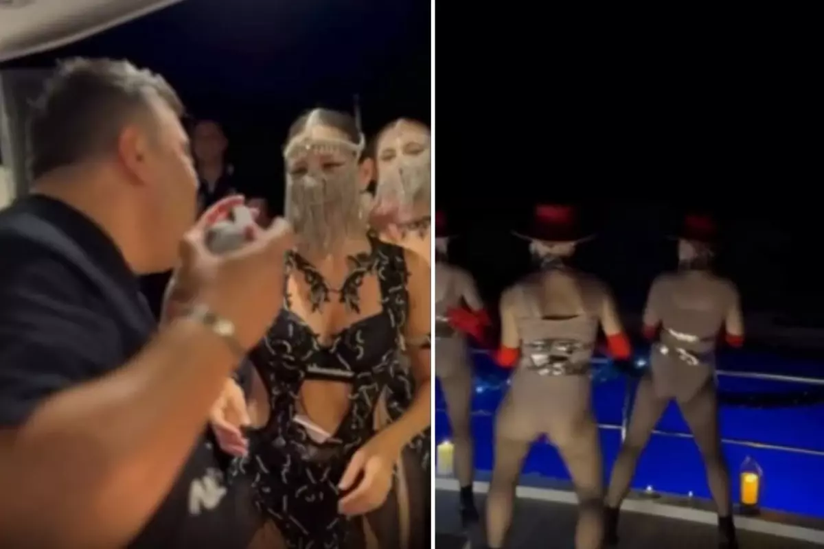 Aras Kargo\'nun sahibi, mahkeme kararını dansöz oynatarak kutladı