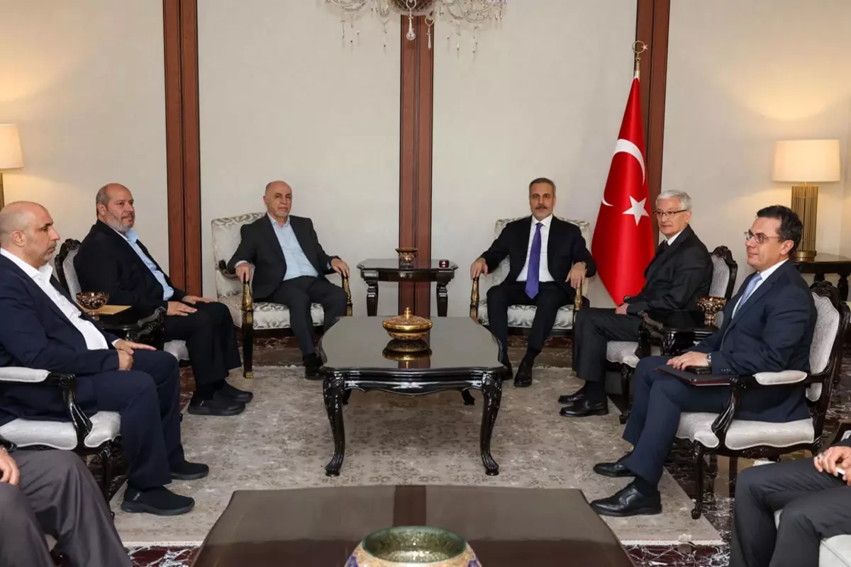 Bakan Fidan Hamas heyetiyle Ankara\'da görüştü