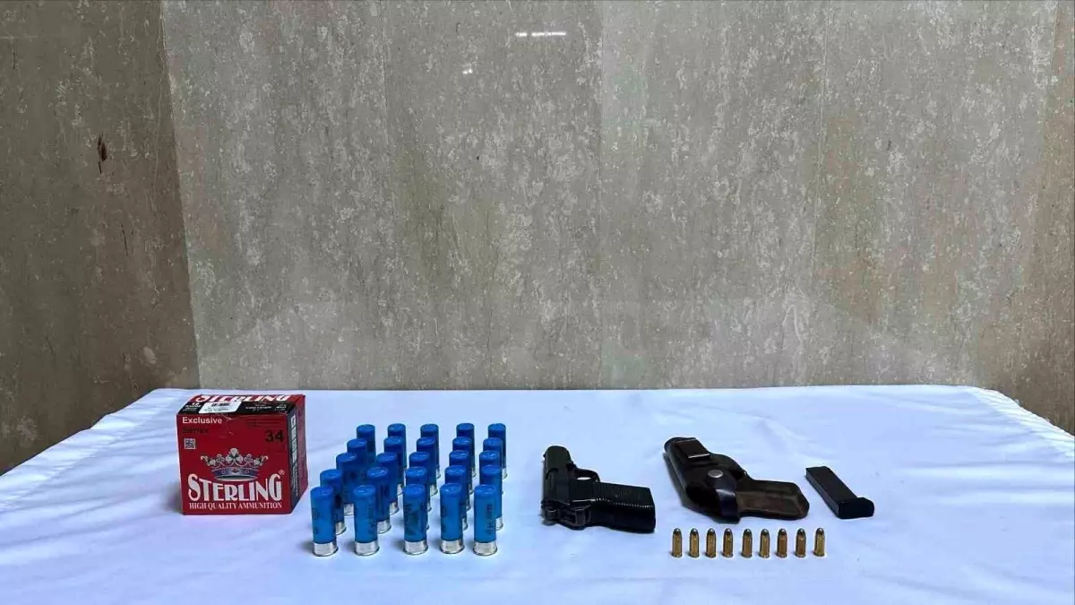 Bingöl\'de Tabanca ve Fişek Ele Geçirildi