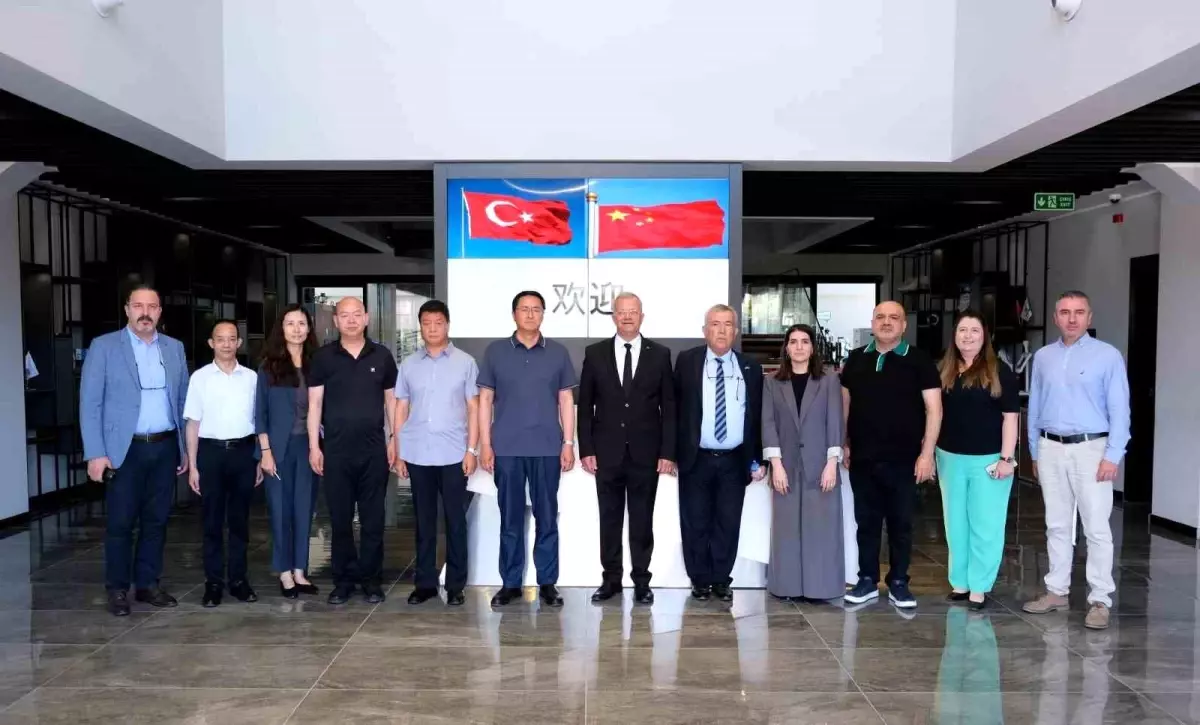 Çin Heyeti Mersin Organize Sanayi Bölgesi\'ni Ziyaret Etti