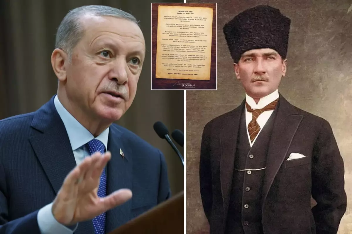 Cumhurbaşkanı Erdoğan, Atatürk\'ün gönderdiği telgrafı paylaştı: Bu ülkeyi kuran esas irade budur