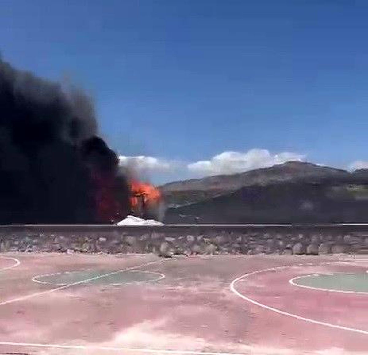 Adıyaman\'da Konteyner Yangını