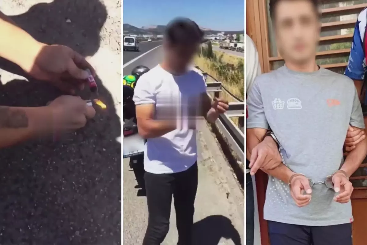 Otluk alana torpil atarak yangın çıkarmaya çalışan genç yakalandı! İfadesi "pes" dedirtti