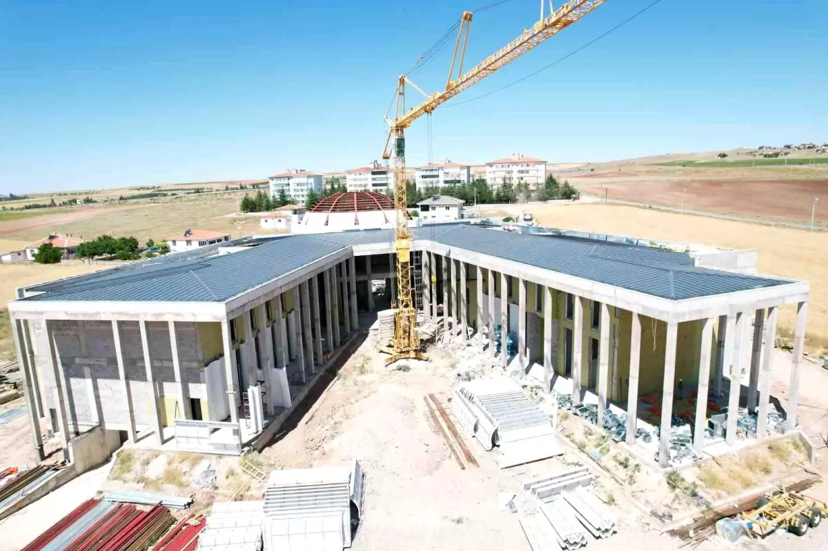 Nevşehir\'de Devlet Bahçeli\'nin Cemevi İnşaatı Devam Ediyor