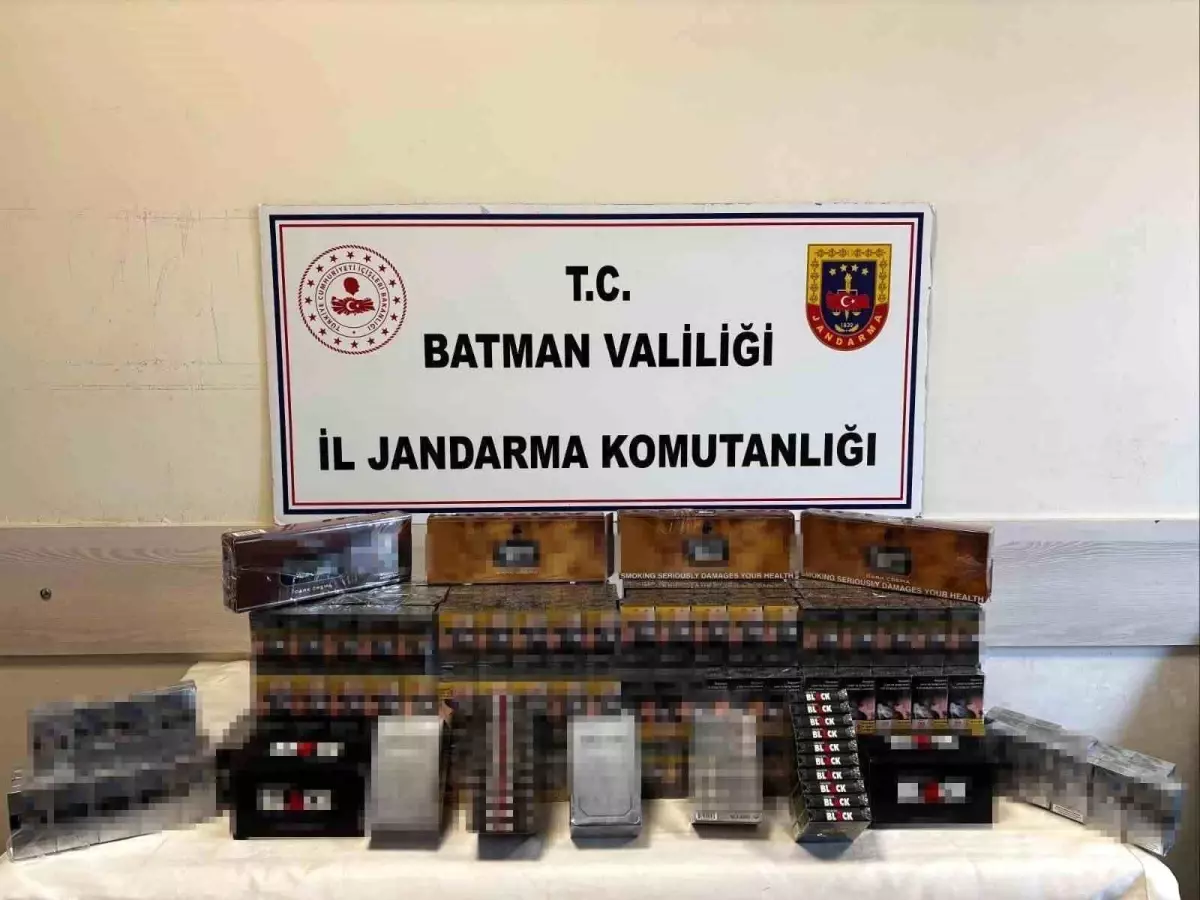 Hasankeyf\'te 784 Paket Kaçak Sigara Ele Geçirildi