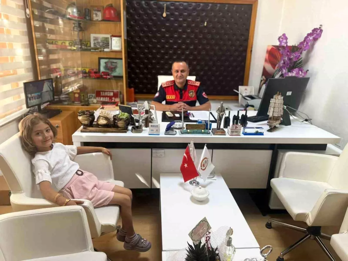 5 Yaşındaki Minik Kahraman Yangını Önledi