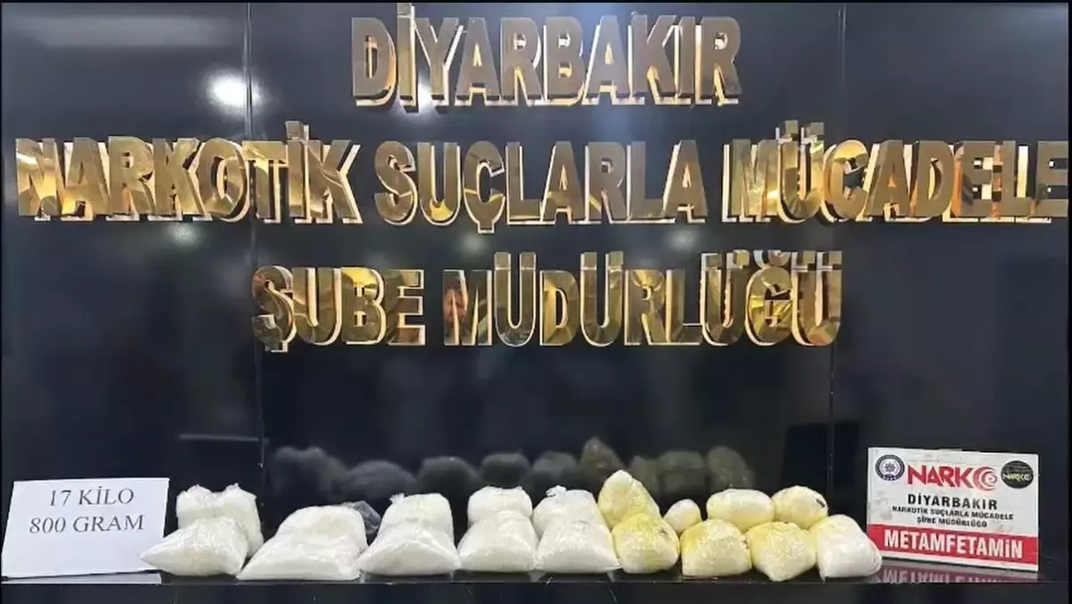 Diyarbakır\'da 43 kg Uyuşturucu Ele Geçirildi