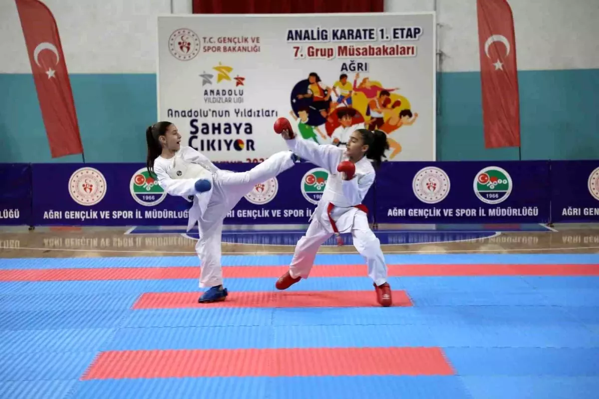 ANALİG Karate Müsabakaları Ağrı\'da Tamamlandı
