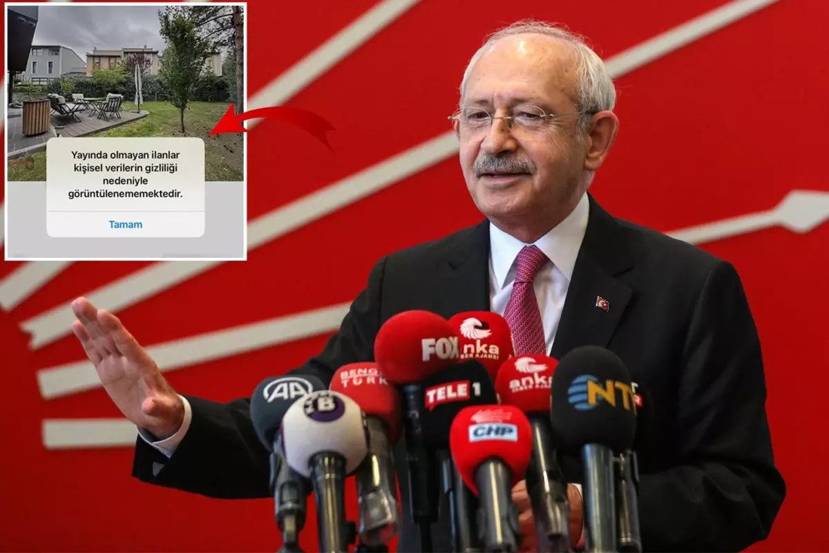 Kılıçdaroğlu\'nun ofisinin satış ilanı apar topar yayından kaldırıldı