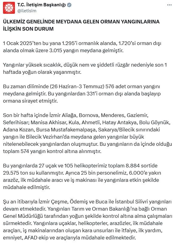 Ödemiş'teki yangından acı haber! Orman işçisi şehit oldu