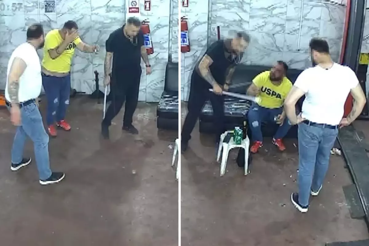 Anlaşmazlık yaşadığı kişiyi levyeyle dövdüler