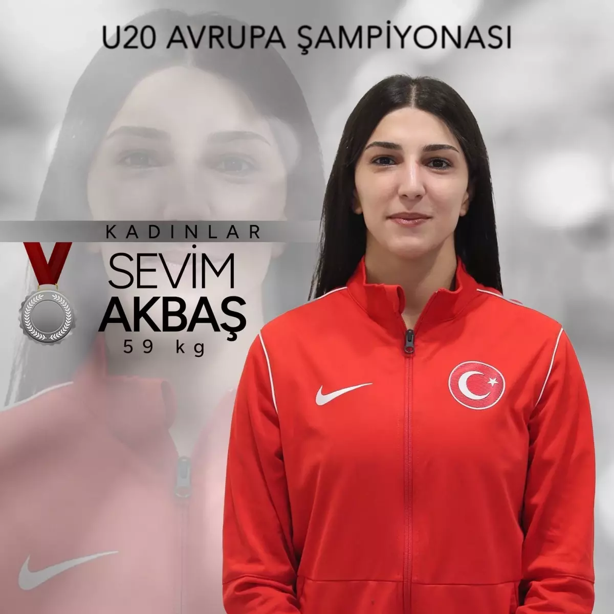 Sevim Akbaş U20 Avrupa\'da Gümüş Madalya Kazandı