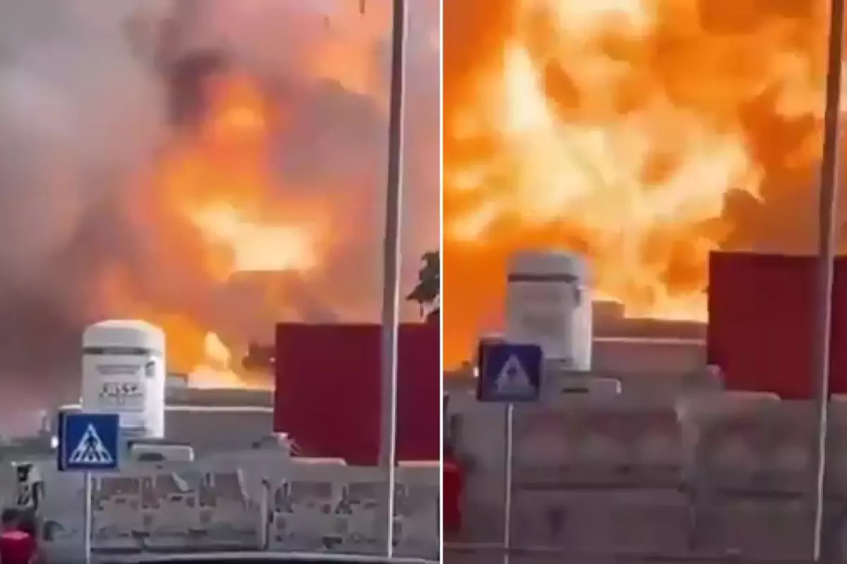  Roma\'da akaryakıt istasyonunda patlama! 20\'den fazla yaralı var