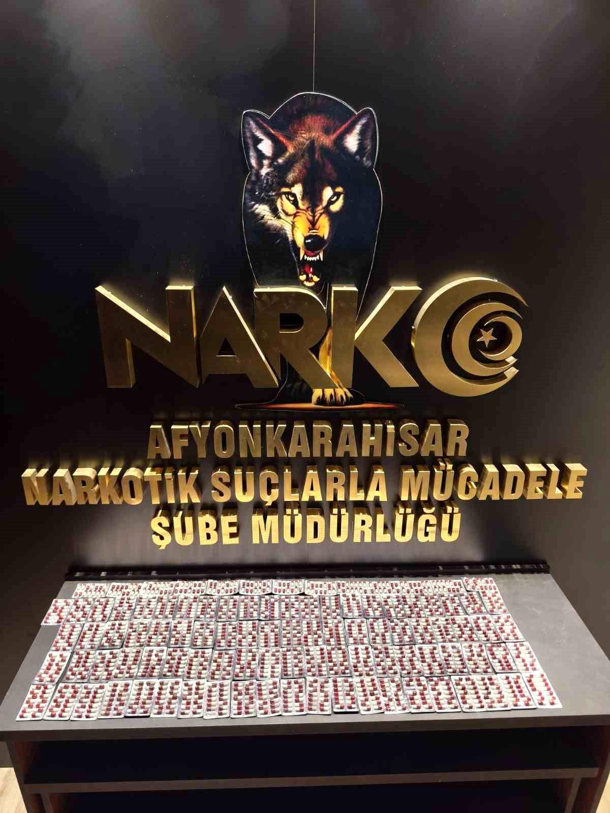 Afyonkarahisar\'da Uyuşturucu Hap Operasyonu