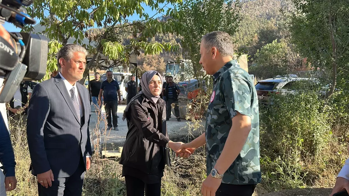 Bilecik\'teki Yangından Hasar Tespiti ve Yardım