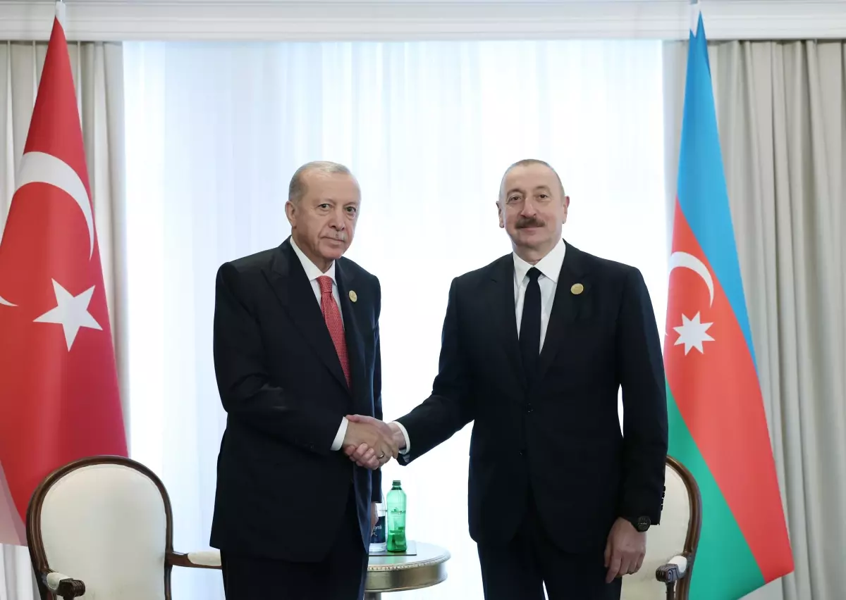 Cumhurbaşkanı Erdoğan, Azerbaycan Cumhurbaşkanı Aliyev ile görüştü ve videoyla