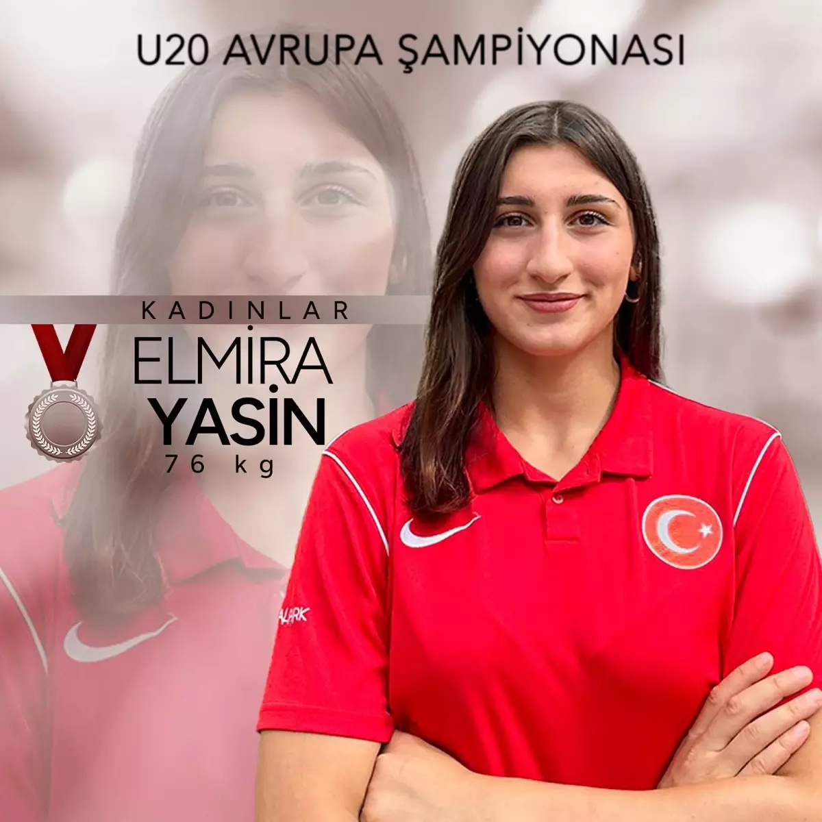Elmira Yasin Avrupa Üçüncüsü