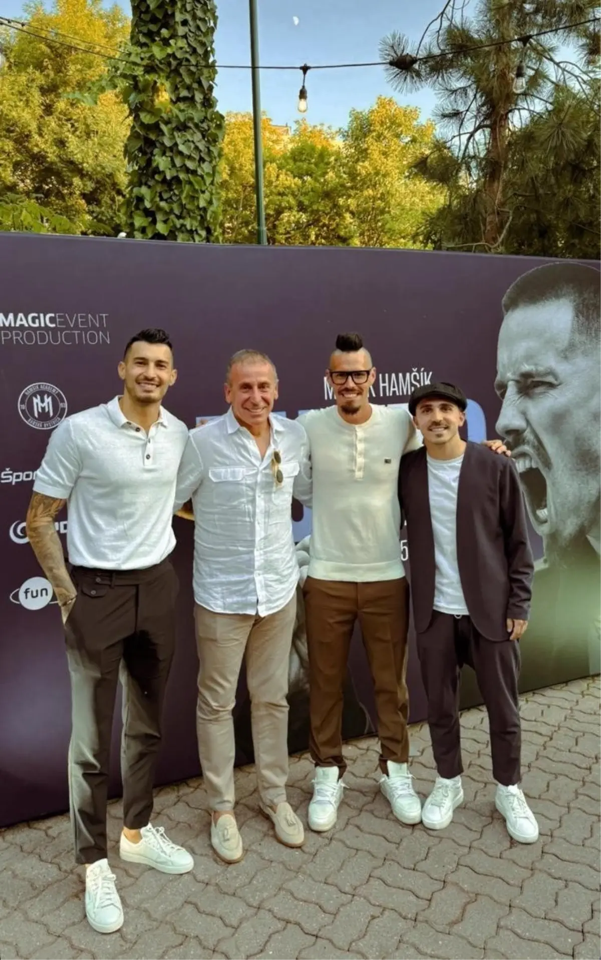 Hamsik\'in Jübilesi Eski Takım Arkadaşlarını Buluşturdu