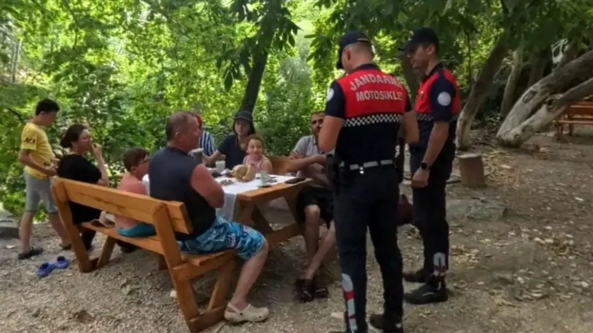 Kazdağları\'nda Yangın Denetimi