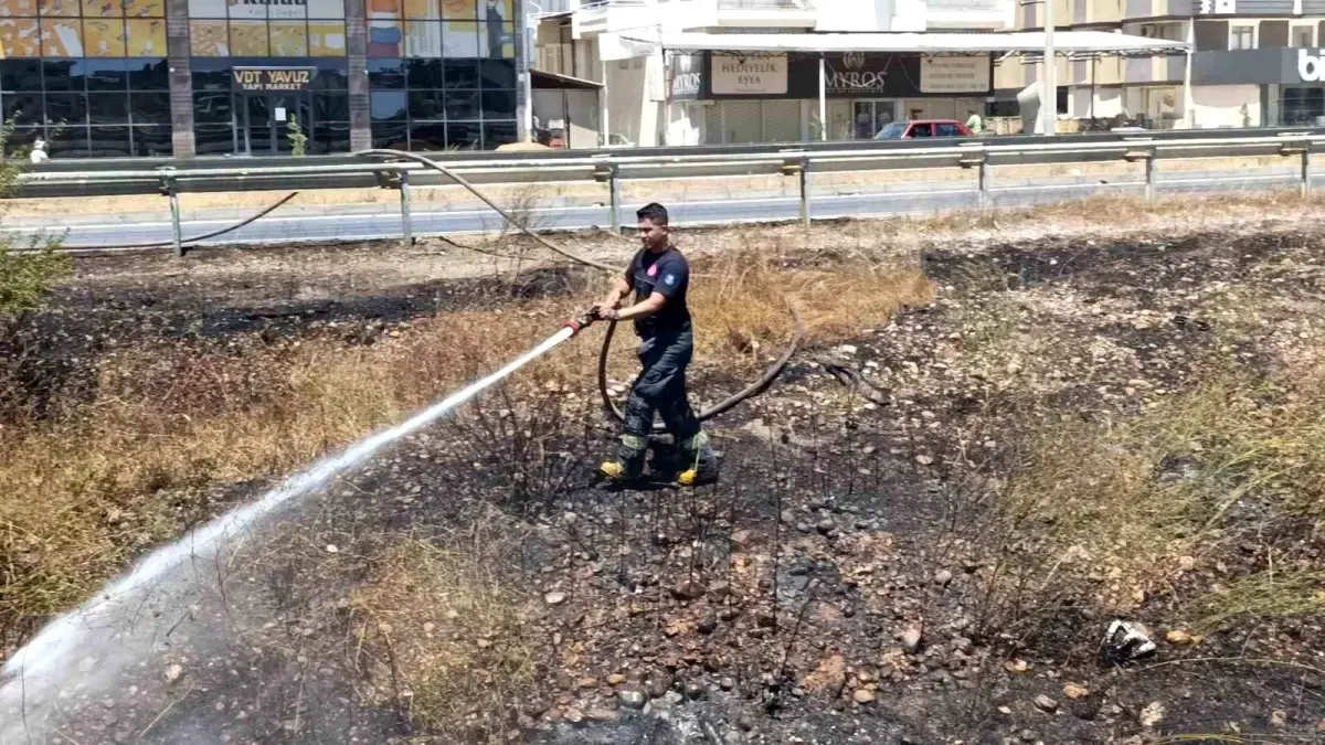 Manavgat\'ta Sigara İzmaridiyle Başlayan Yangın Kontrol Altına Alındı