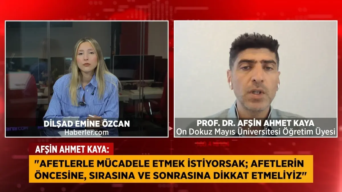 Prof. Dr. Afşin Ahmet Kaya: "Yangınla Mücadele Kriz Anından Önce Başlamalı"