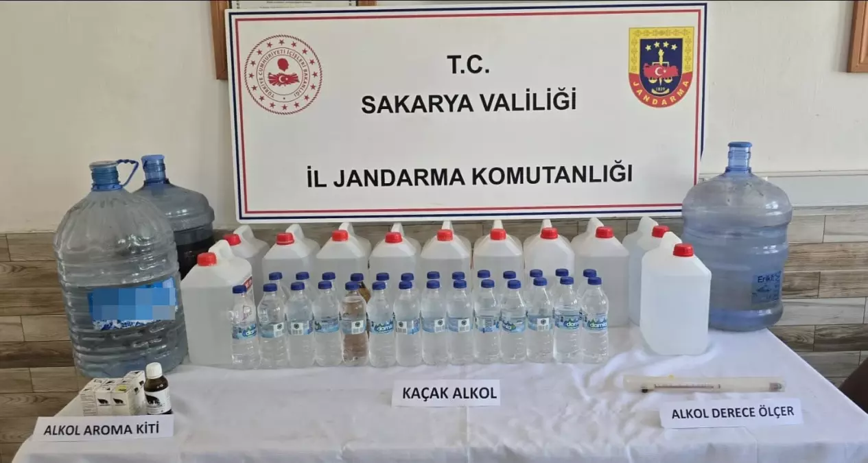 Sakarya\'da Sahte İçki Operasyonu