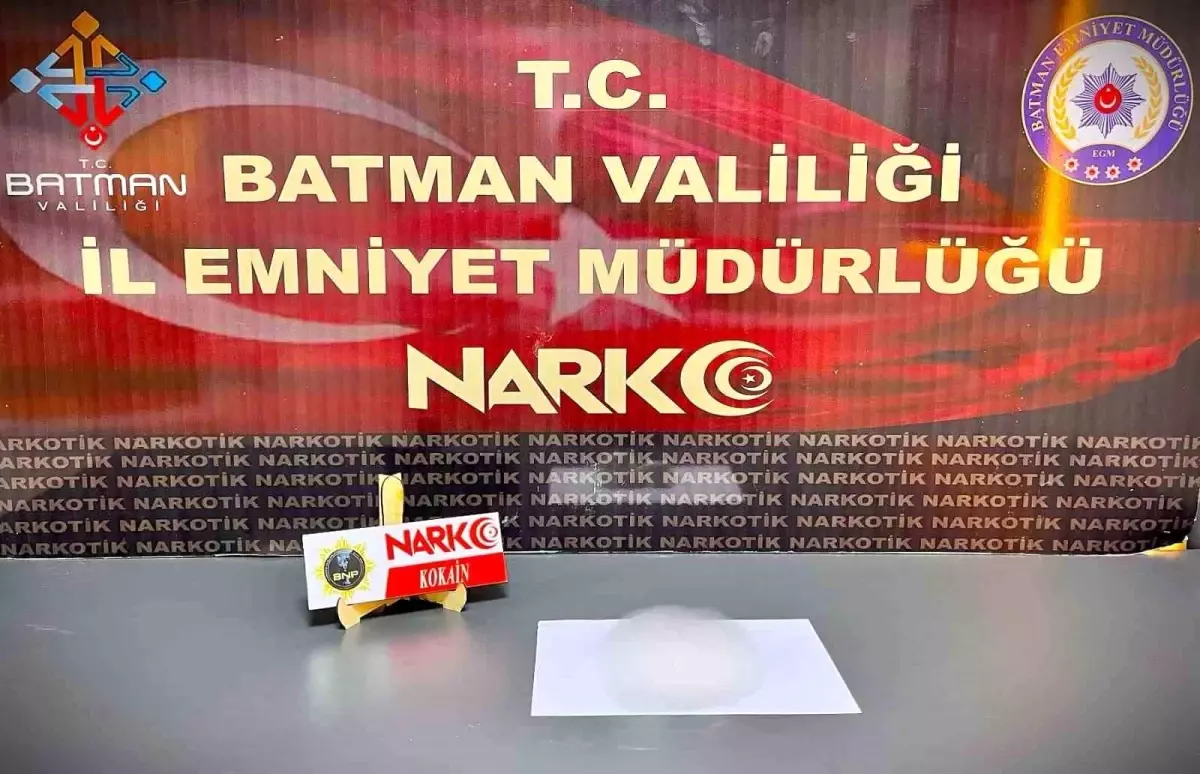 Batman\'da 175 Gram Kokain Ele Geçirildi