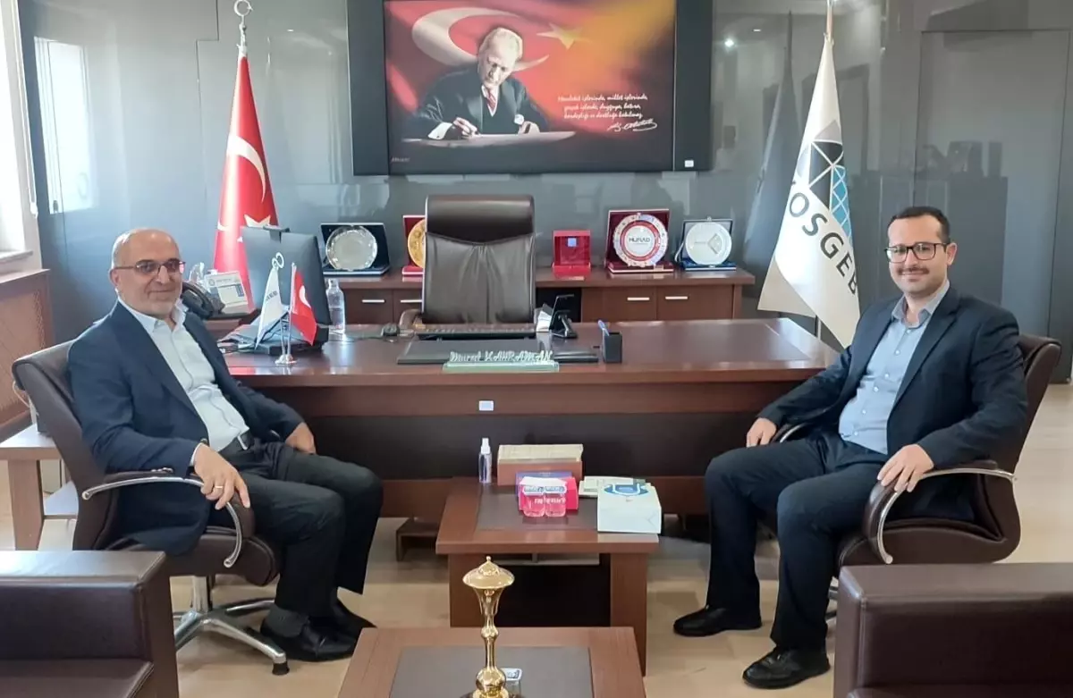 Müftü İmamoğlu\'ndan KOSGEB Müdürü\'ne Ziyaret