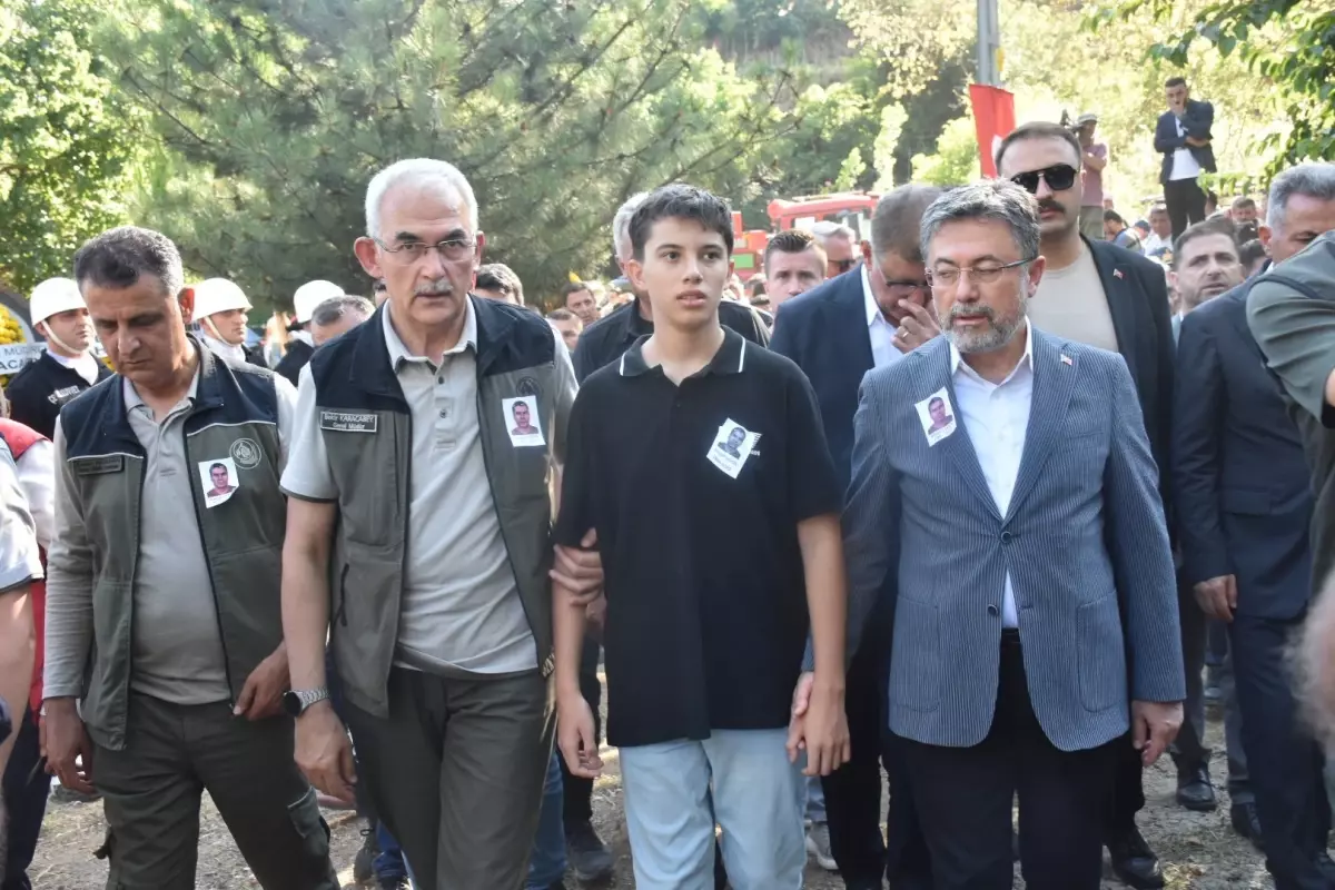 ŞEHİT ORMAN İŞÇİSİ ŞAHİN, SON YOLCULUĞUNA UĞURLANDI