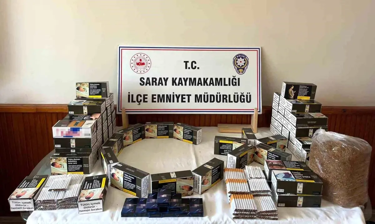 Tekirdağ\'da Kaçak Tütün Operasyonu