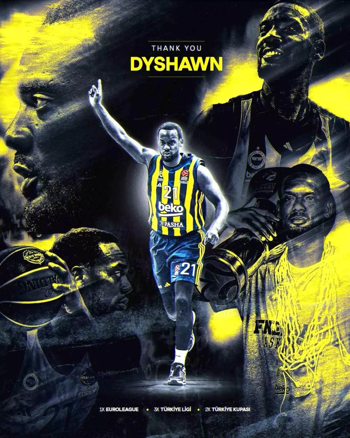Fenerbahçe Beko\'dan Pierre\'ye Teşekkür
