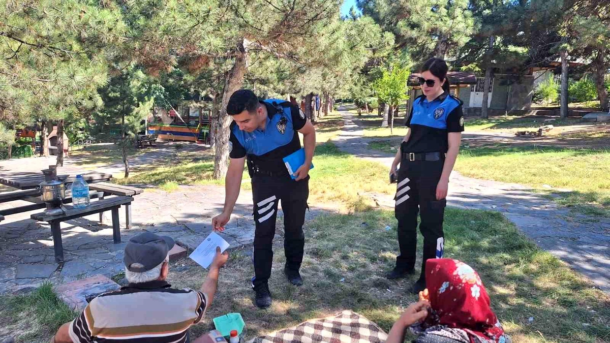 Polisten Piknikte Yangın Uyarısı