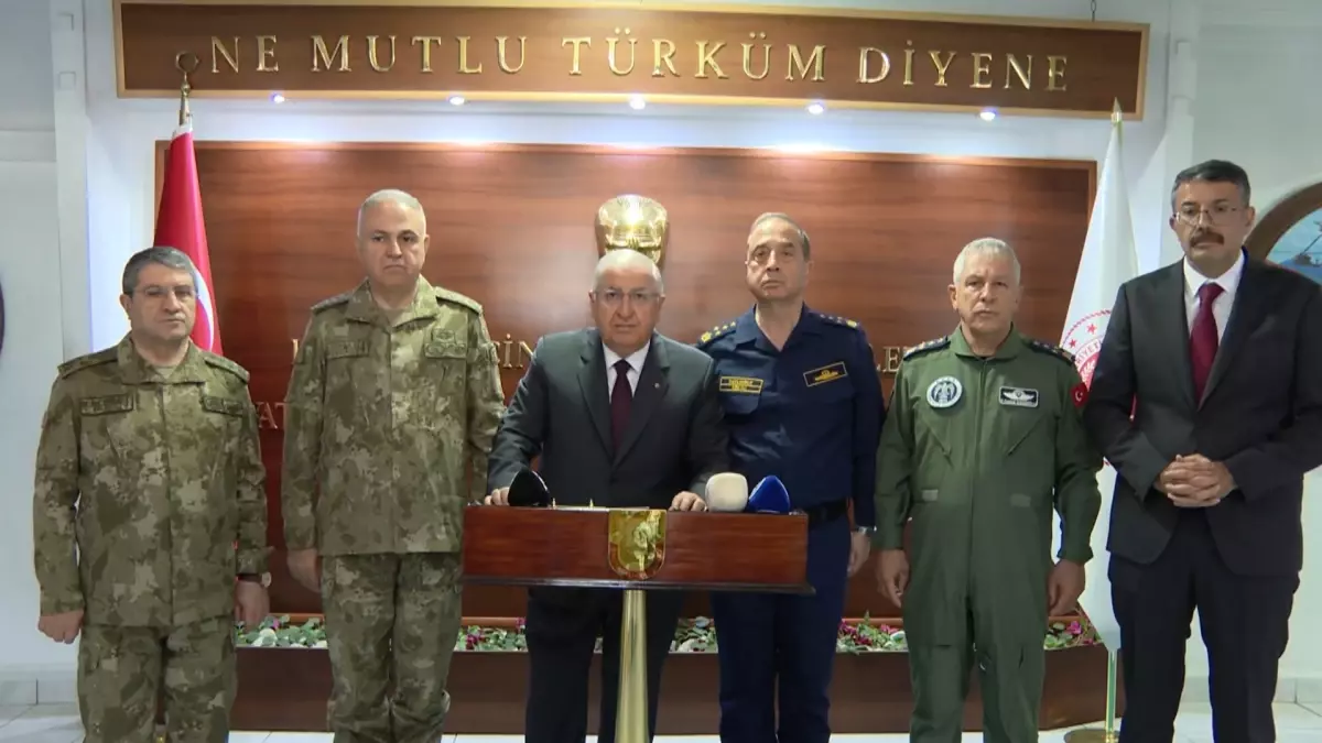 Bakan Güler: Acımız Büyük ve Hislerimiz Tarifsiz