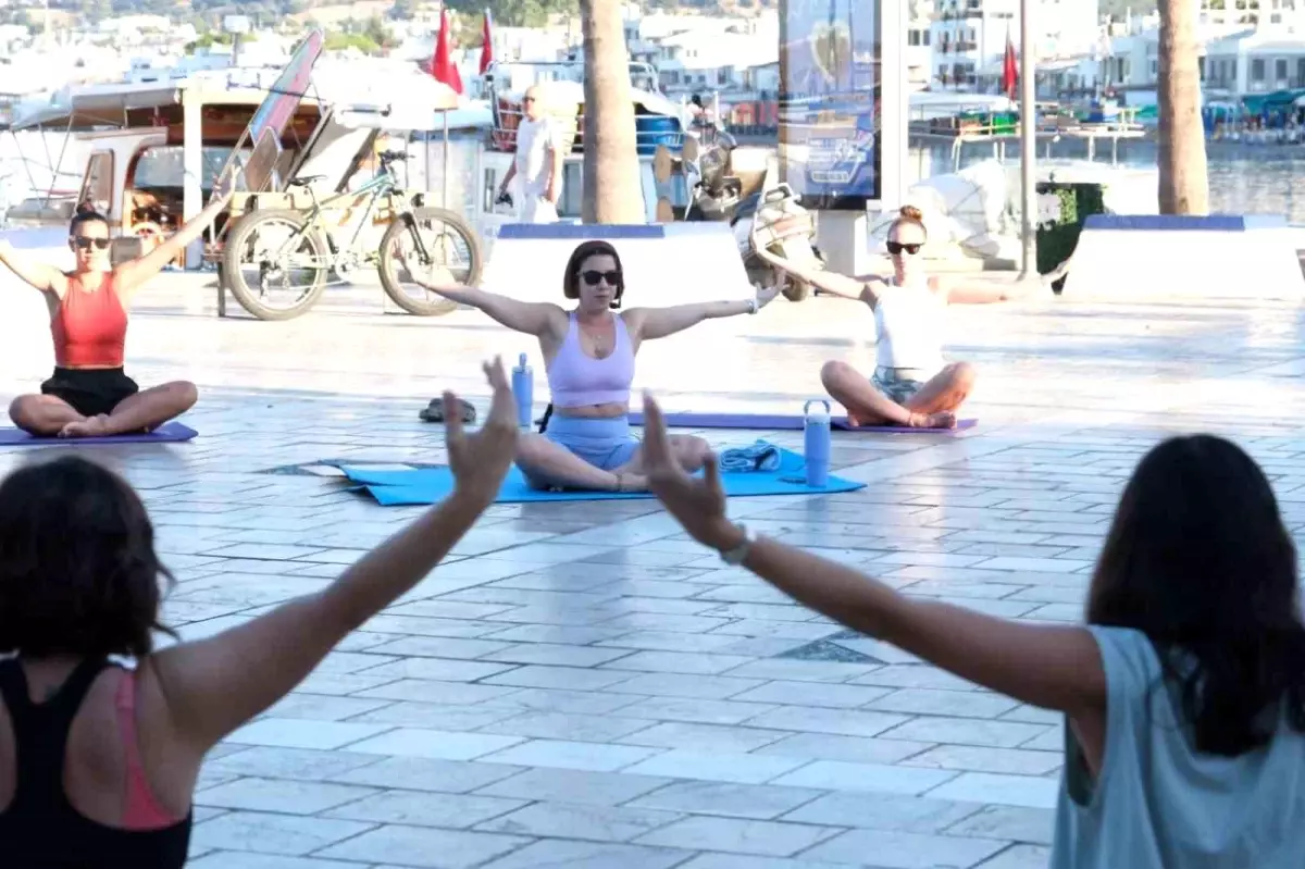 Bodrum\'da Açık Hava Yoga Günleri Başladı