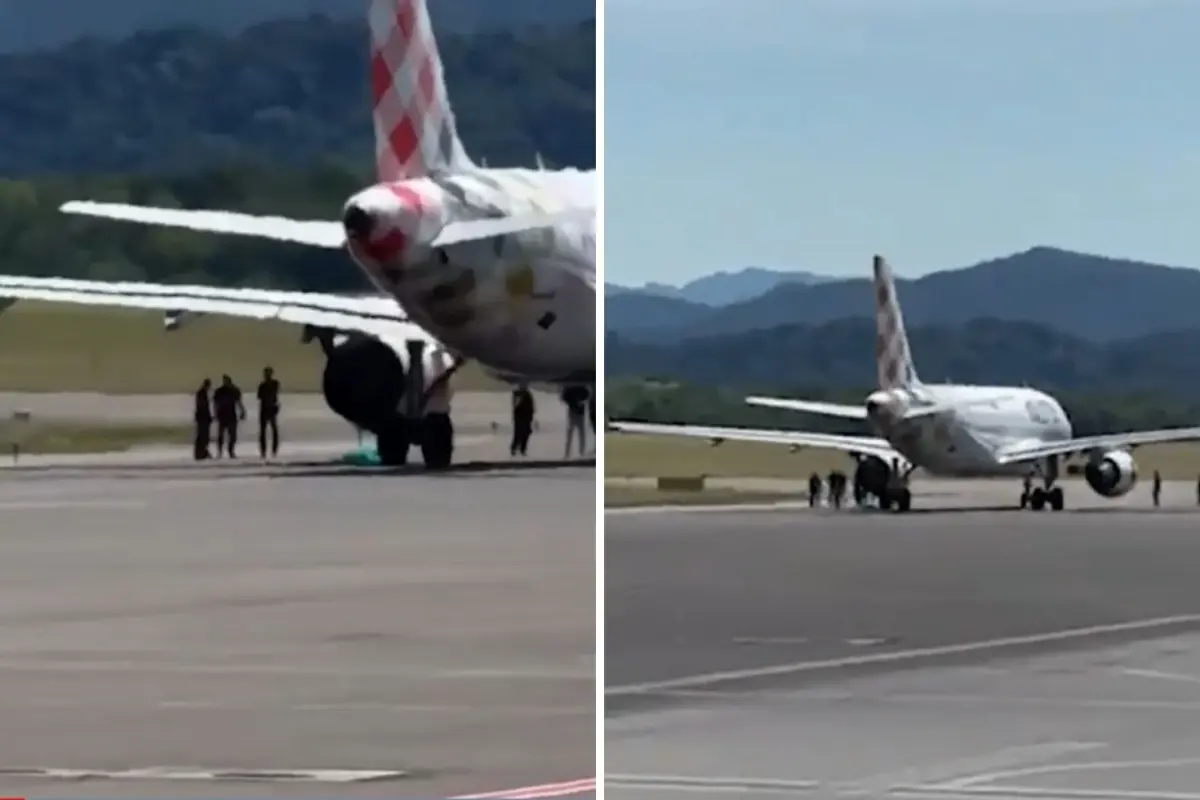 Havalimanına izinsiz giriş yapan adam, uçak motoruna kapılıp hayatını kaybetti