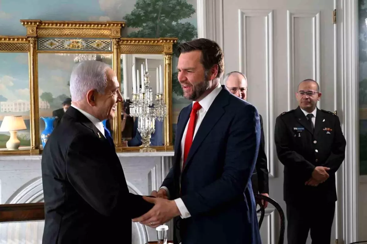 Netanyahu Washington\'da Vance ile Görüştü