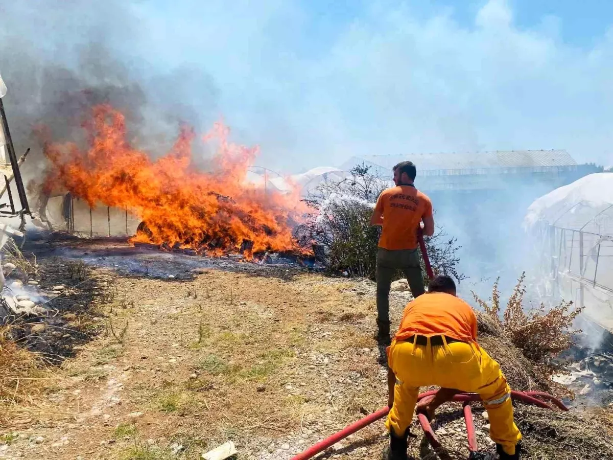 Serik\'te Yangın Kontrol Altında