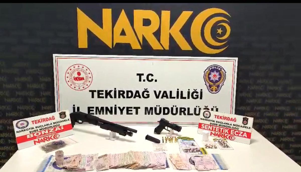 Tekirdağ\'da Uyuşturucu Operasyonu: 10 Tutuklama