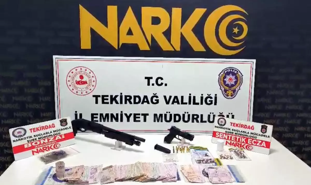 Tekirdağ\'da Uyuşturucu Operasyonu: 10 Tutuklama