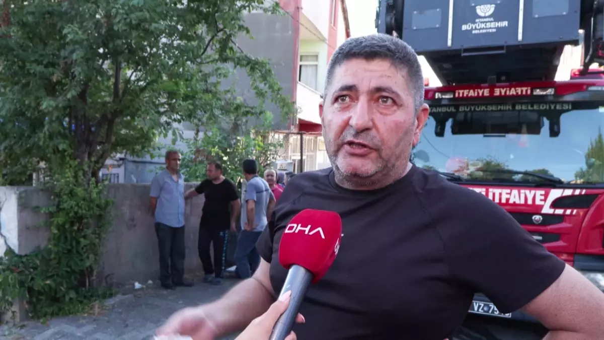 Ümraniye\'de Gecekonduda Yangın