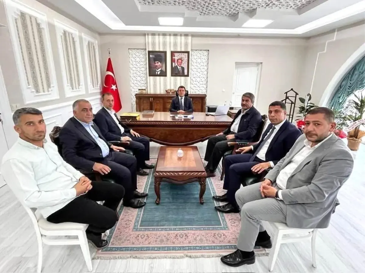 Patnos Kaymakamı Burak Dertlioğlu\'na Hayırlı Olsun Ziyareti
