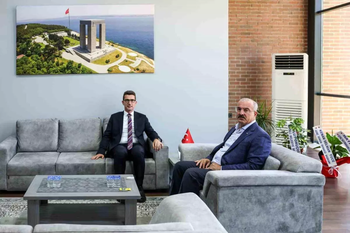 Vali Toraman\'dan Kaymakam Kaptanoğlu\'na Ziyaret