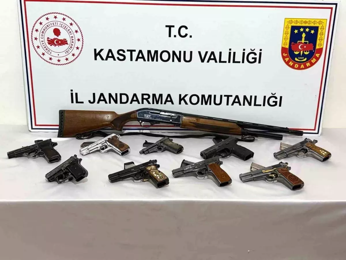 Kastamonu\'da Ruhsatsız Silah Operasyonu