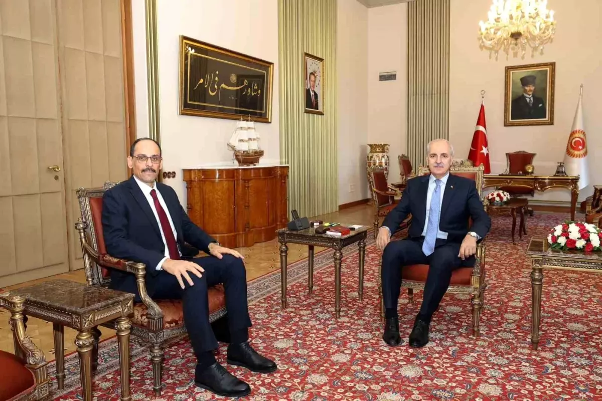 Kurtulmuş ve Kalın\'dan Terörsüz Türkiye Görüşmesi