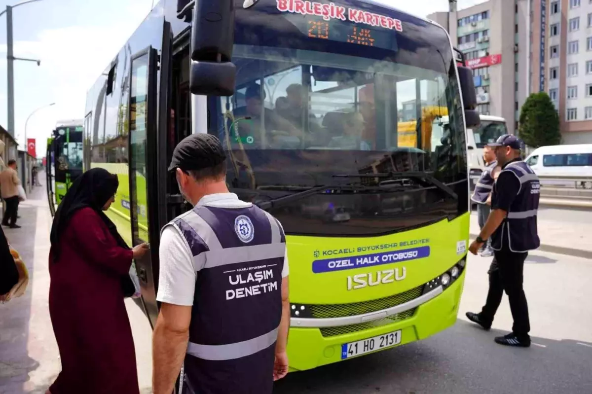 Kocaeli\'de Toplu Taşıma Araçlarına Klima Denetimi